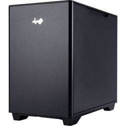 InWin A3 táp nélküli ablakos MT Mini Tower számítógépház fekete