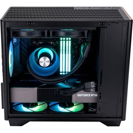 InWin A3 táp nélküli ablakos MT Mini Tower számítógépház fekete