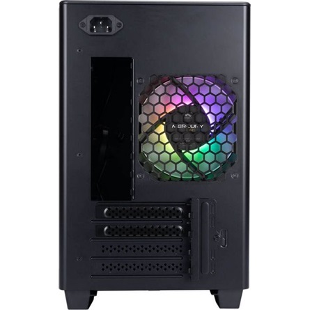 InWin A3 táp nélküli ablakos MT Mini Tower számítógépház fekete