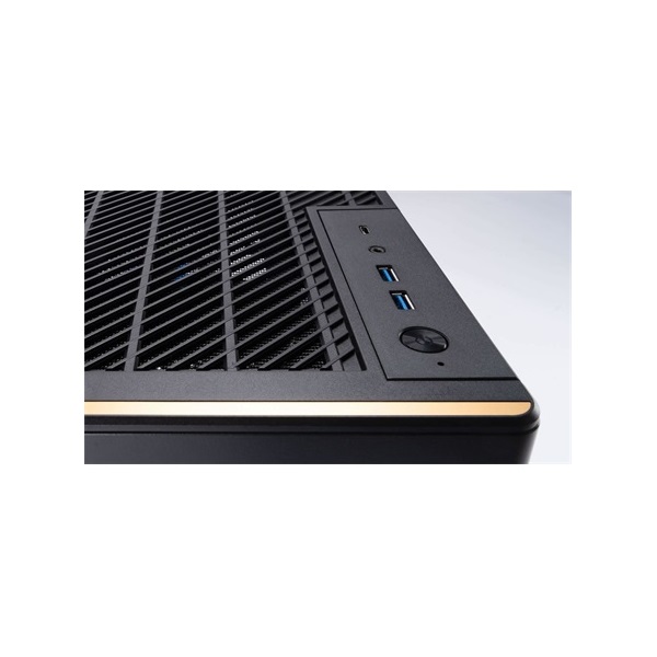 InWin A3 táp nélküli ablakos MT Mini Tower számítógépház fekete