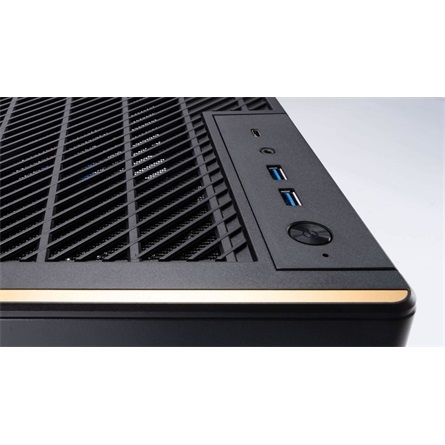 InWin A3 táp nélküli ablakos MT Mini Tower számítógépház fekete