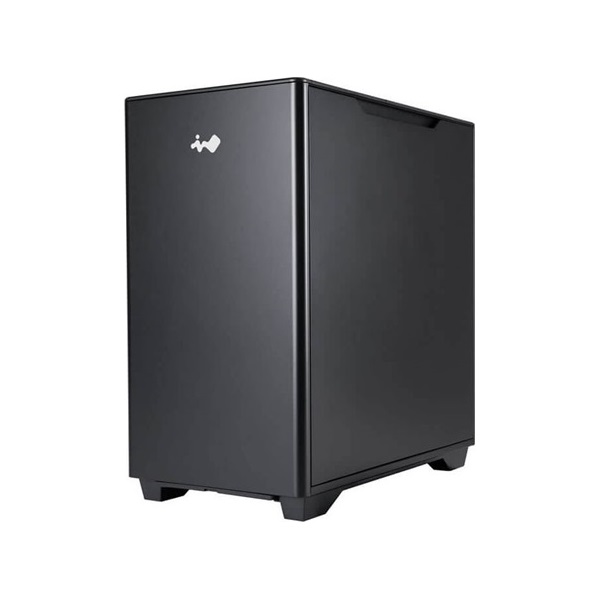 InWin A5 táp nélküli ablakos Mid Tower számítógépház fekete