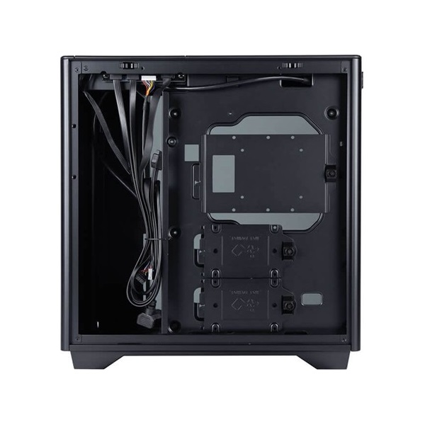 InWin A5 táp nélküli ablakos Mid Tower számítógépház fekete