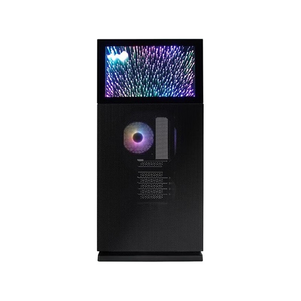InWin N127 táp nélküli ablakos Mid Tower számítógépház fekete