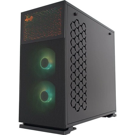 InWin N127 táp nélküli ablakos Mid Tower számítógépház fekete
