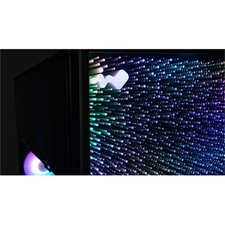 InWin N515 táp nélküli ablakos Mid Tower számítógépház fekete