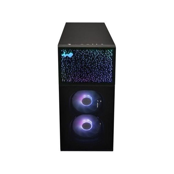 InWin N515 táp nélküli ablakos Mid Tower számítógépház fekete