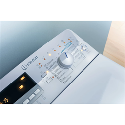 Indesit BTW B7220P EU/N fehér, felültöltős, max.1150ford., 7 kg, mosógép (Újszerű)