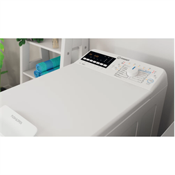 Indesit BTW B7220P EU/N fehér, felültöltős, max.1150ford., 7 kg, mosógép (Újszerű)