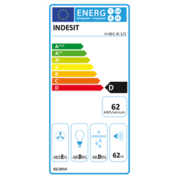 Indesit H 461 IX.1/1 beépíthető páraleszívó