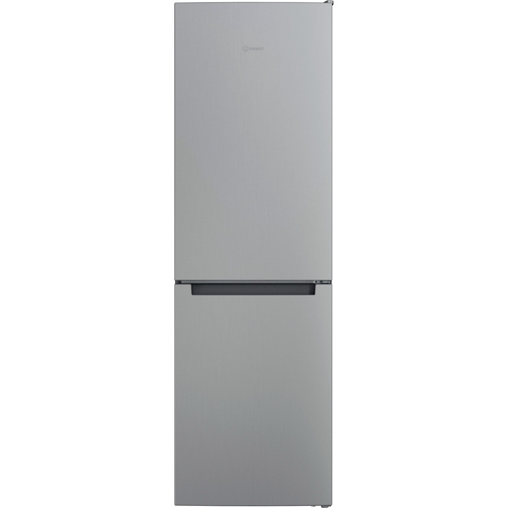 Indesit INFC8 TI21X inox, alulfagyasztós, Hűtő:231L, Fagyasztó:104L, Total No frost hűtőszekrény (Használt - A)