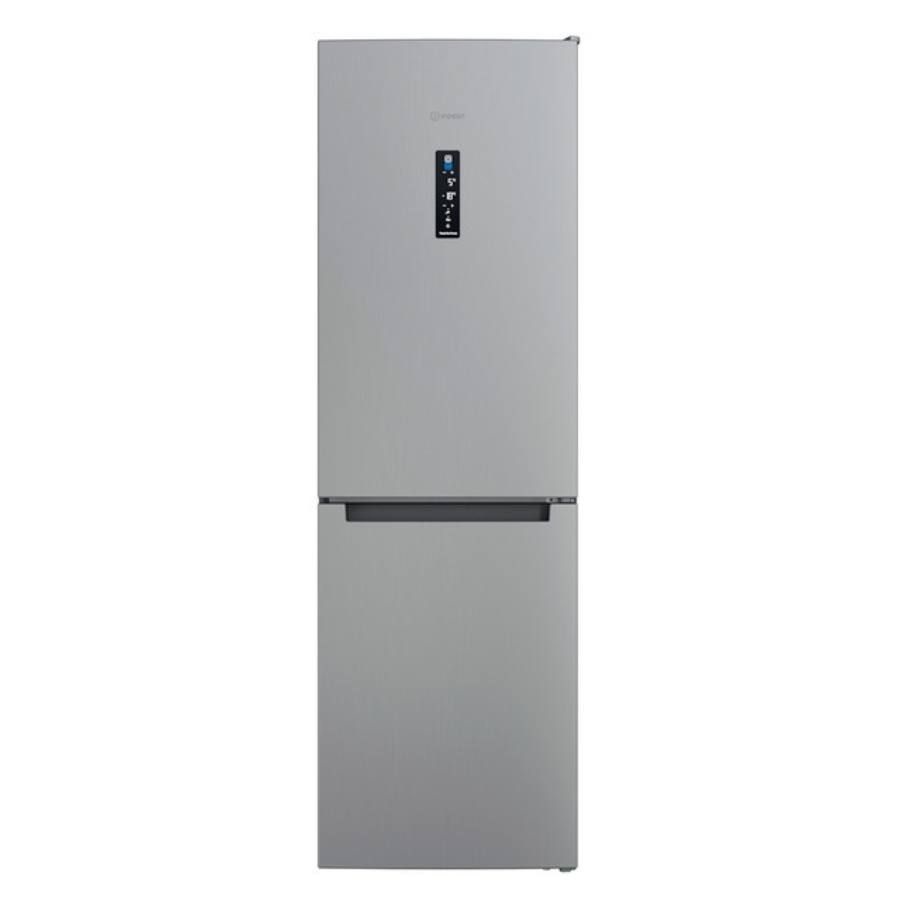 Indesit INFC8 TT33X inox, alulfagyasztós, Hűtő:231L, Fagyasztó:104L, Total No frost hűtőszekrény (Újszerű)