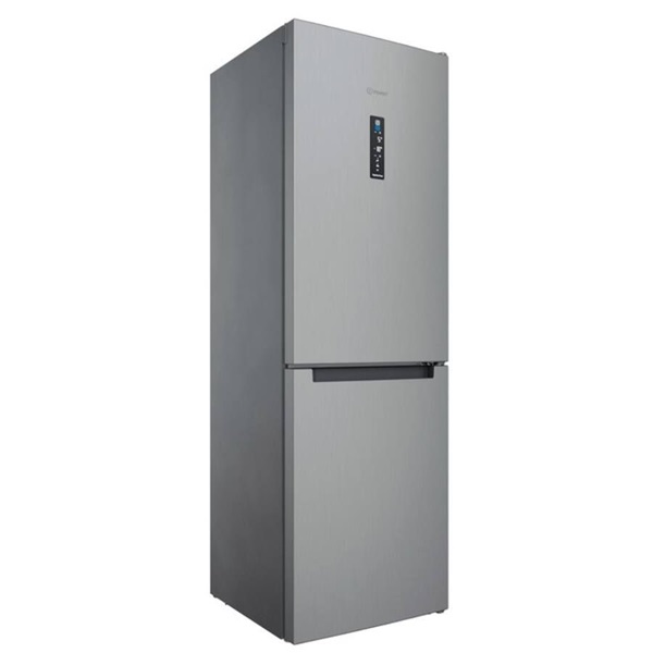 Indesit INFC8 TT33X inox, alulfagyasztós, Hűtő:231L, Fagyasztó:104L, Total No frost hűtőszekrény (Újszerű)