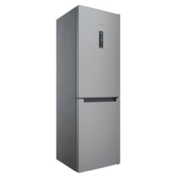 Indesit INFC8 TT33X inox, alulfagyasztós, Hűtő:231L, Fagyasztó:104L, Total No frost hűtőszekrény (Újszerű)