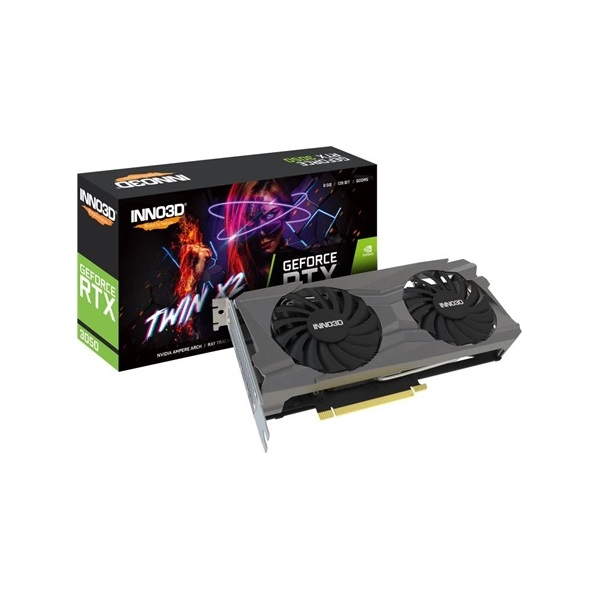 Inno3D GeForce RTX 3050 Twin X2 8GB GDDR6 128-bit grafikus kártya