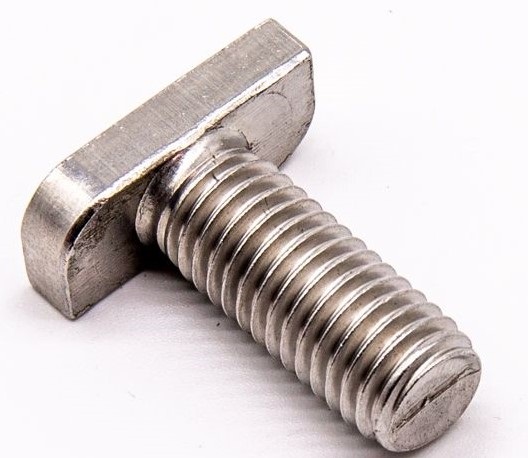 Inox Solar A2 rozsdamentes 10x20mm DIN 6923 kalapácsfejű csavar
