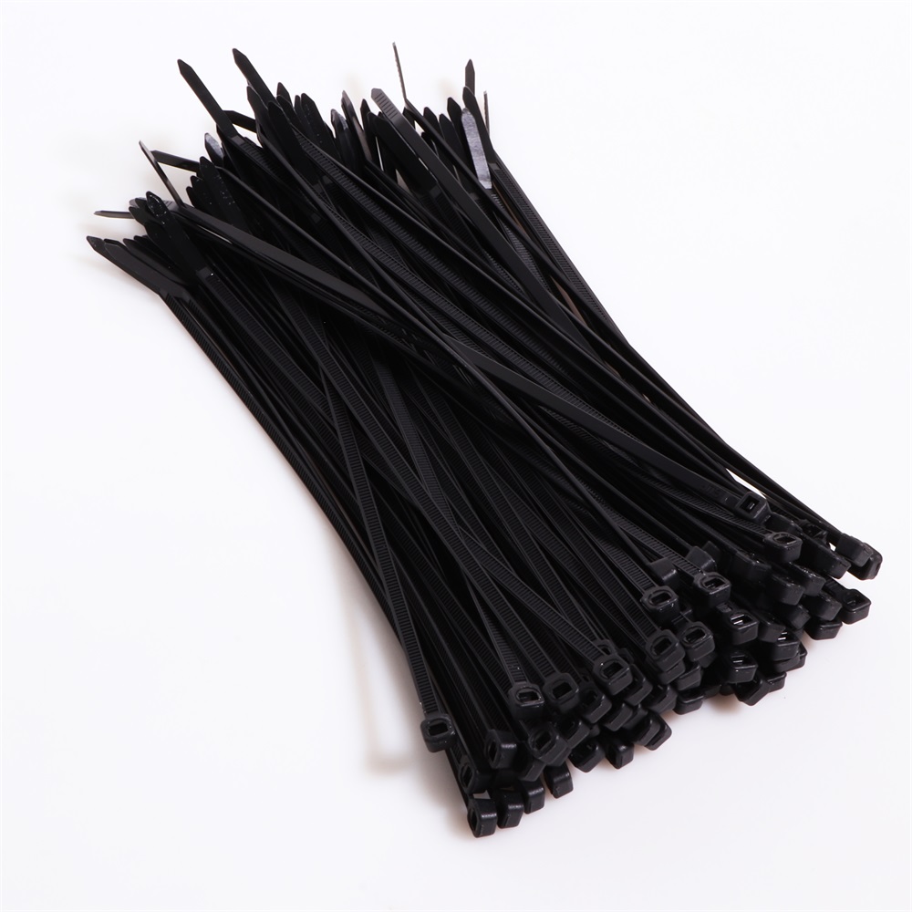 Iris Electric 100 db fekete 370x3,6mm kábelkötegelő, gyorskötöző, kötegelő, UV álló