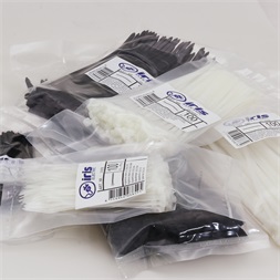 Iris Electric 100 db fekete 370x3,6mm kábelkötegelő, gyorskötöző, kötegelő, UV álló