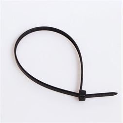 Iris Electric 100 db fekete 370x3,6mm kábelkötegelő, gyorskötöző, kötegelő, UV álló