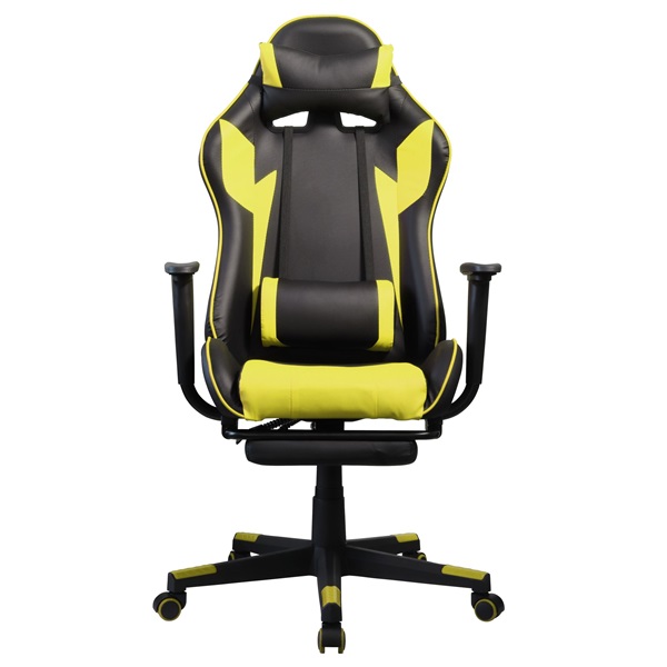 Iris GCH204BC_FT fekete / citromsárga gamer szék (Újszerű)