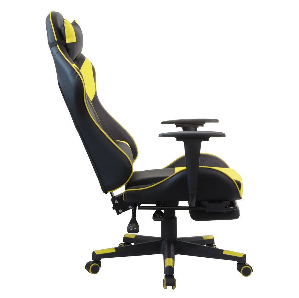Iris GCH204BC_FT fekete / citromsárga gamer szék (Újszerű)