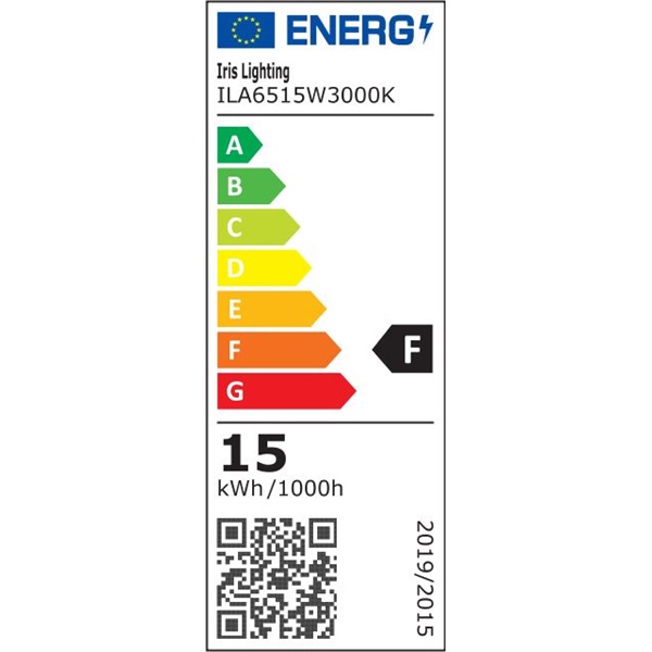 Iris Lighting E27 A65 15W/3000K/1380lm LED fényforrás (Újszerű)