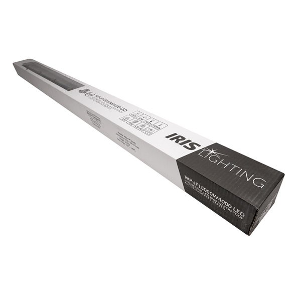 Iris Lighting JF150 integrált LED-es por-és páramentes lámpatest IP65 vibrálás mentes 50W 5000 lm 4000K