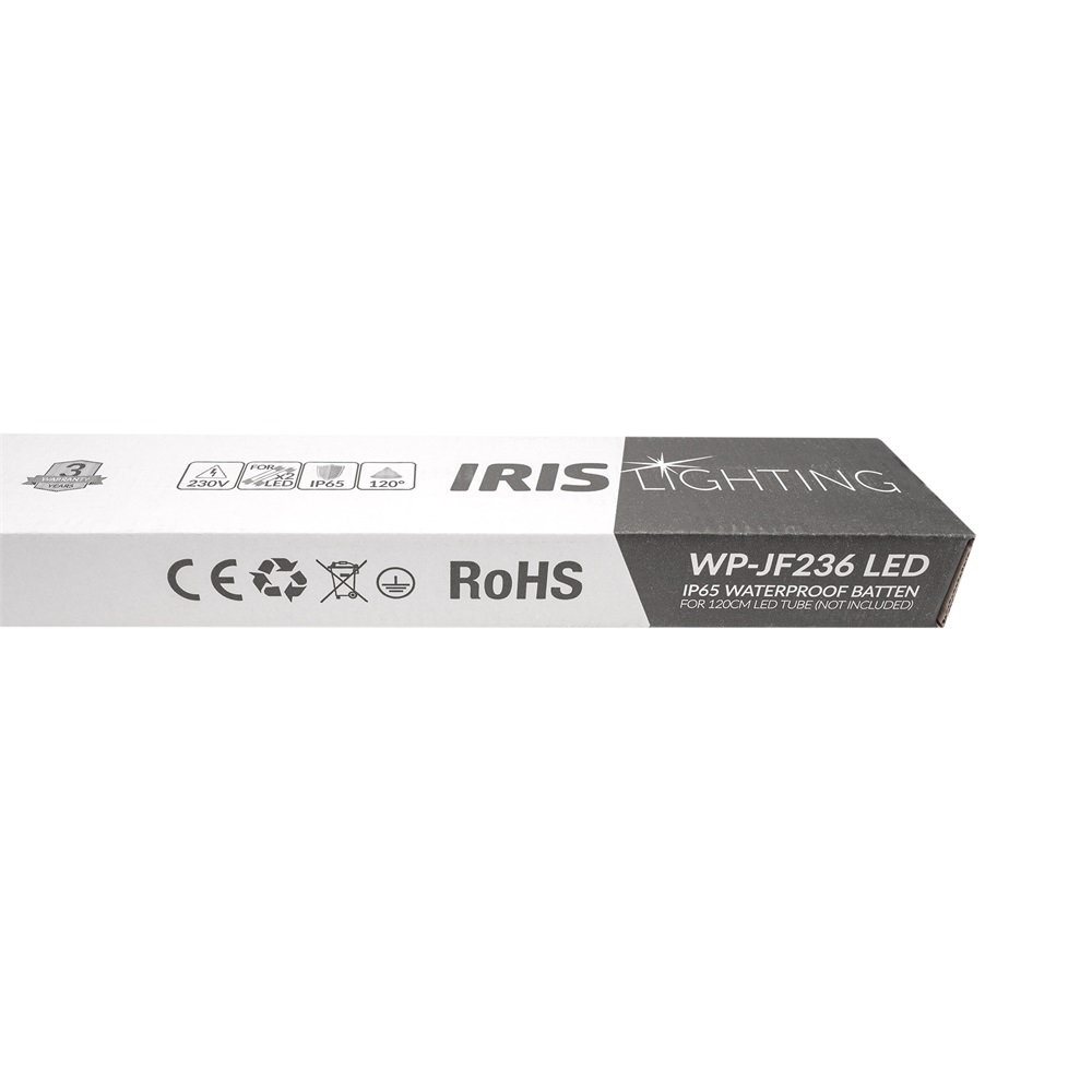Iris Lighting JF6236 T8 LED fénycsőre előkészített por- és páramentes lámpatest IP65 120cm