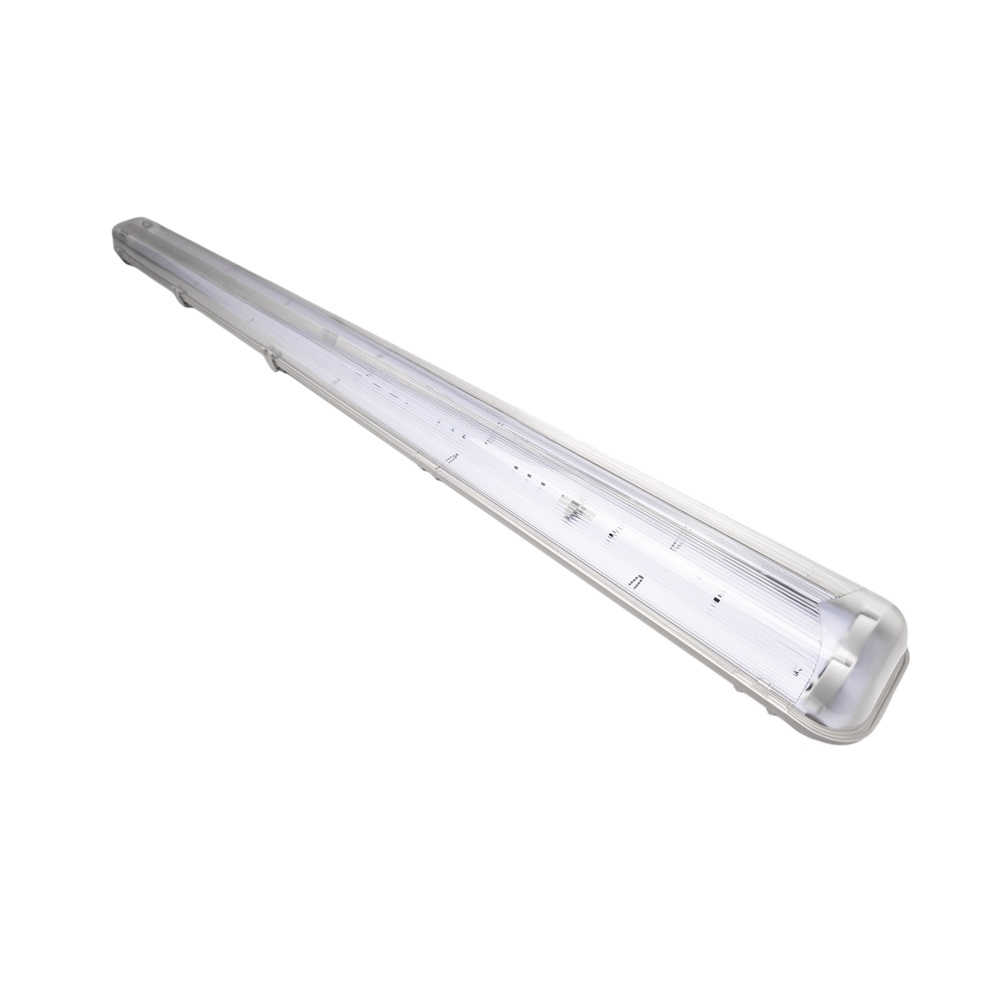 Iris Lighting JF236 T8 LED fénycsőre előkészített por- és páramentes lámpatest IP65 120cm fém békazárral