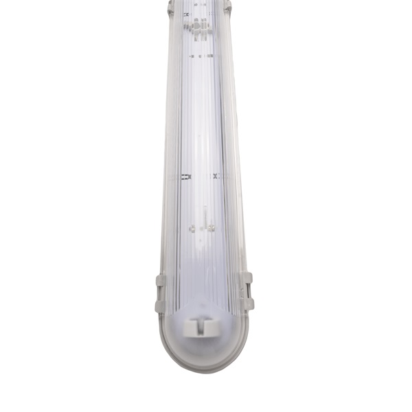 Iris Lighting JF258 T8 LED fénycsőre előkészített por- és páramentes lámpatest IP65 150cm fém békazárral