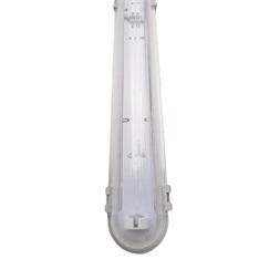 Iris Lighting JF258 T8 LED fénycsőre előkészített por- és páramentes lámpatest IP65 150cm fém békazárral