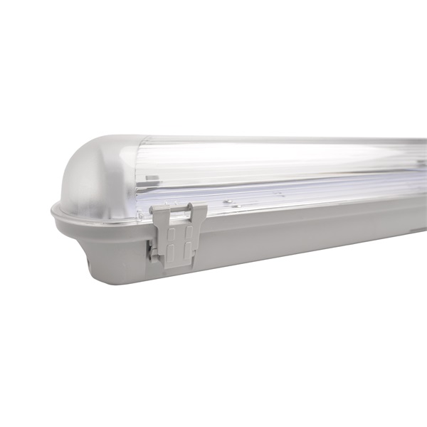 Iris Lighting JF258 T8 LED fénycsőre előkészített por- és páramentes lámpatest IP65 150cm fém békazárral