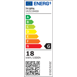 Iris Lighting ML-CELC 18W/4000K/1170lm fehér LED mennyezeti lámpa