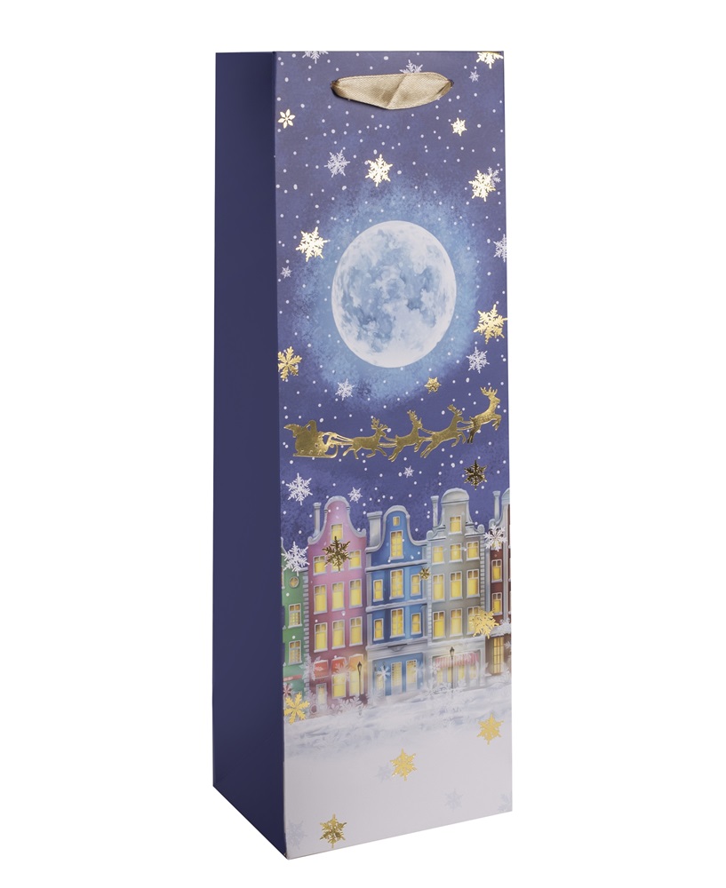 Iris boros mikulás papírtasak 12*36 cm