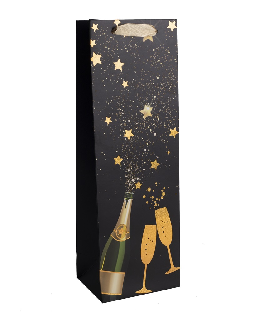 Iris boros/pezsgős papírtasak matt 12*36 cm