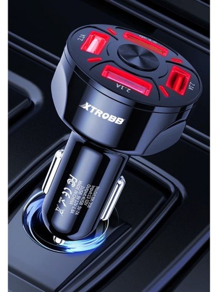 Izoxis USB autós töltő + Izoxis USB - USB Type-C/microUSB/Lightning kábel