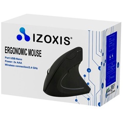 Izoxis ergonómikus vezeték nélküli egér (Újracsomagolt)