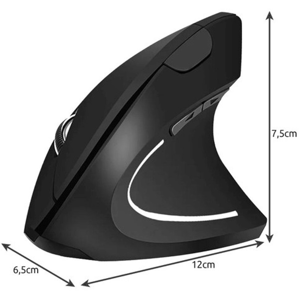 Izoxis ergonómikus vezeték nélküli egér (Újracsomagolt)