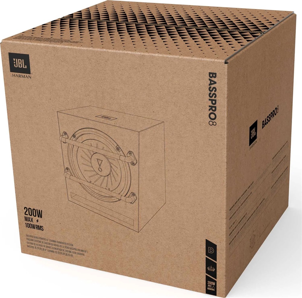 JBL BASS PRO 8 aktív autós mélysugárzó