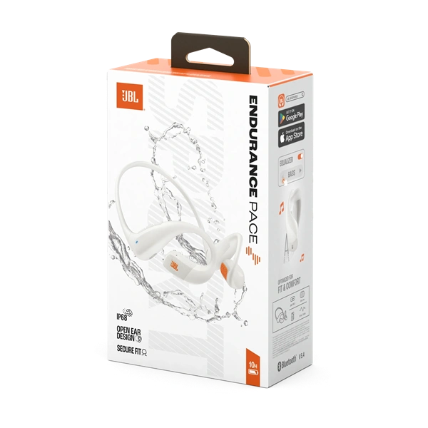 JBL Endur Pace Bluetooth open-ear fehér sport fülhallgató