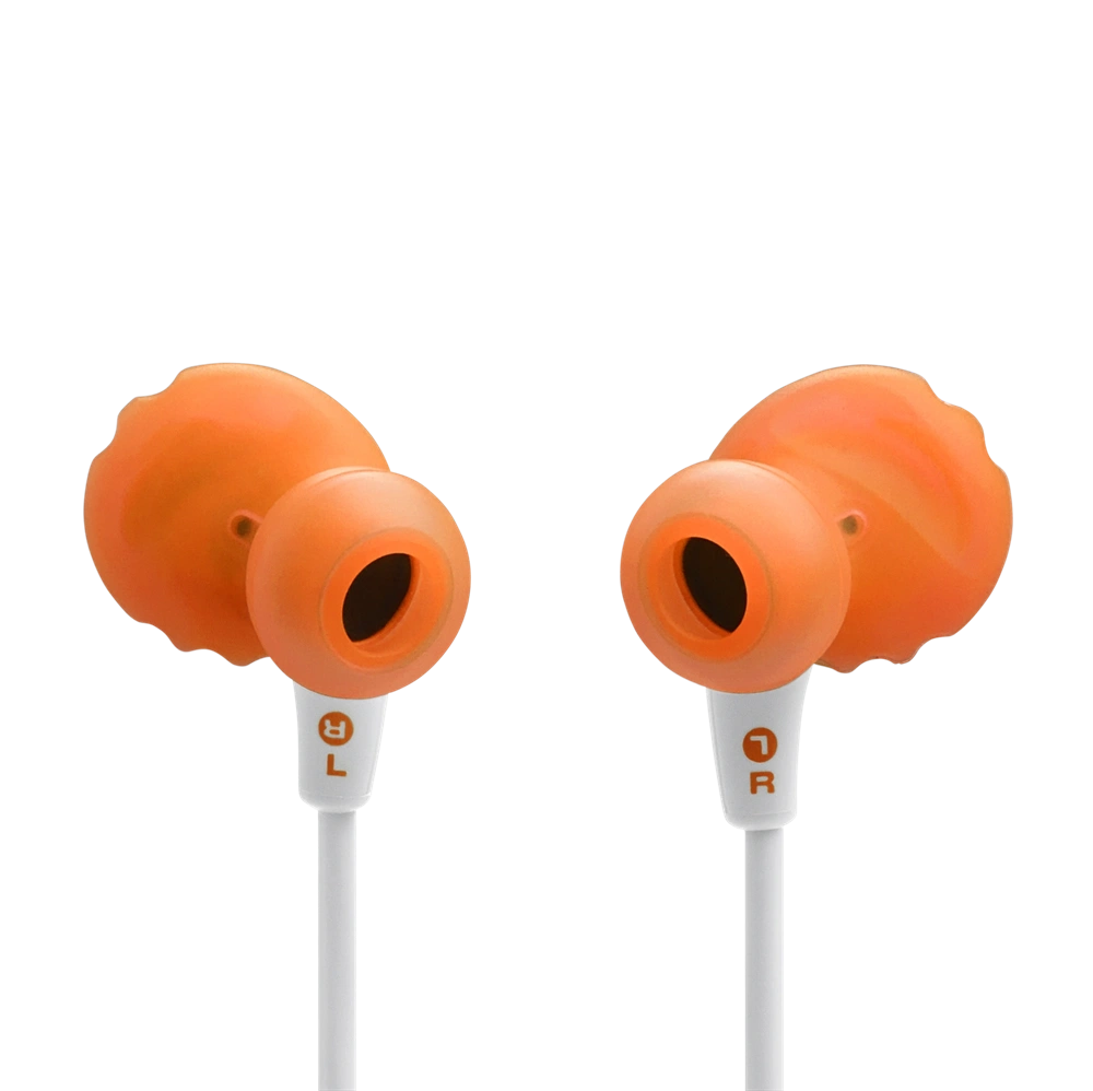 JBL Endurance Run 3 vezetékes mikrofonos fehér sport fülhallgató