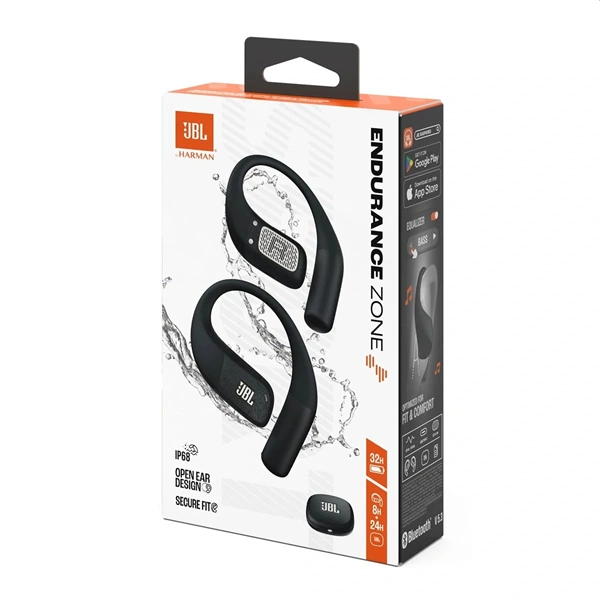JBL Endurance Zone True Wireless Bluetooth fekete-szürke sport fülhallgató