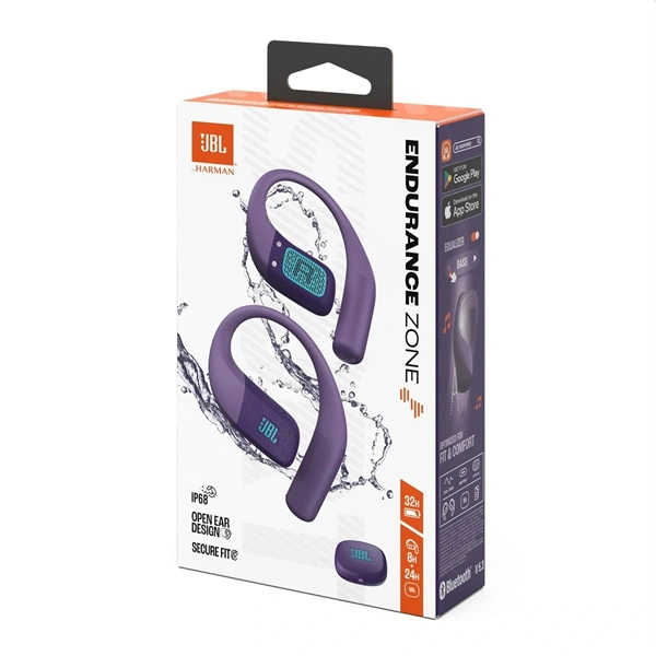 JBL Endurance Zone True Wireless Bluetooth lila sport fülhallgató