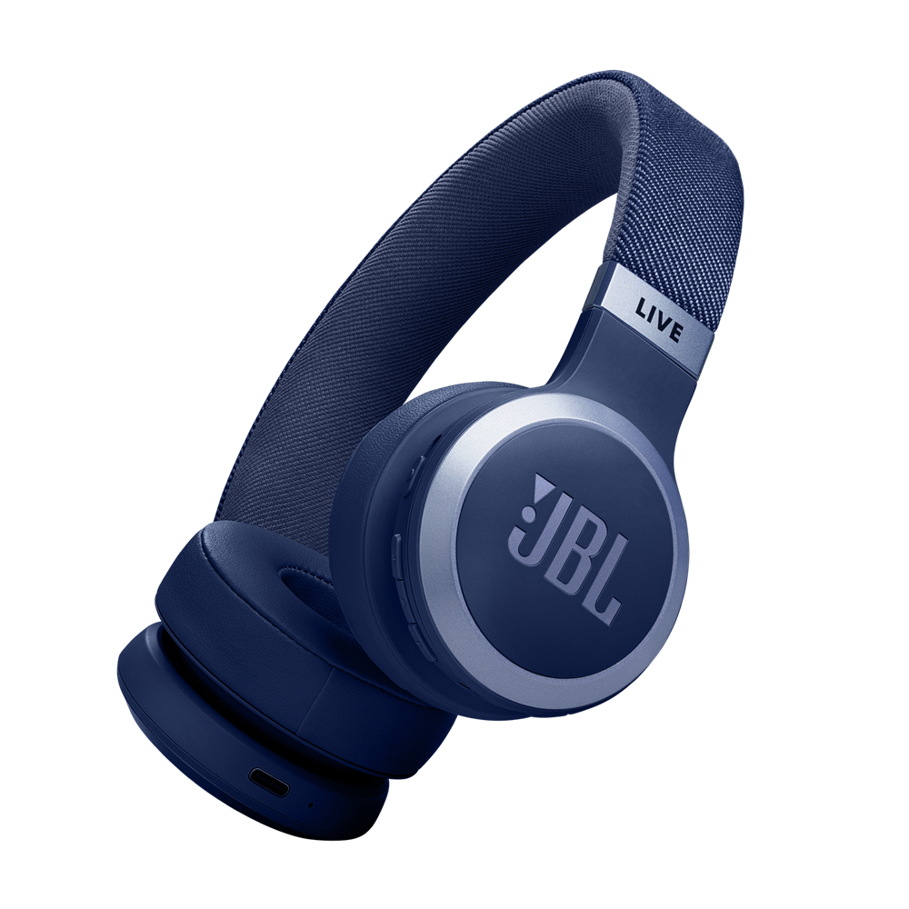 JBL LIVE 670 BTNC Bluetooth kék zajszűrős fejhallgató
