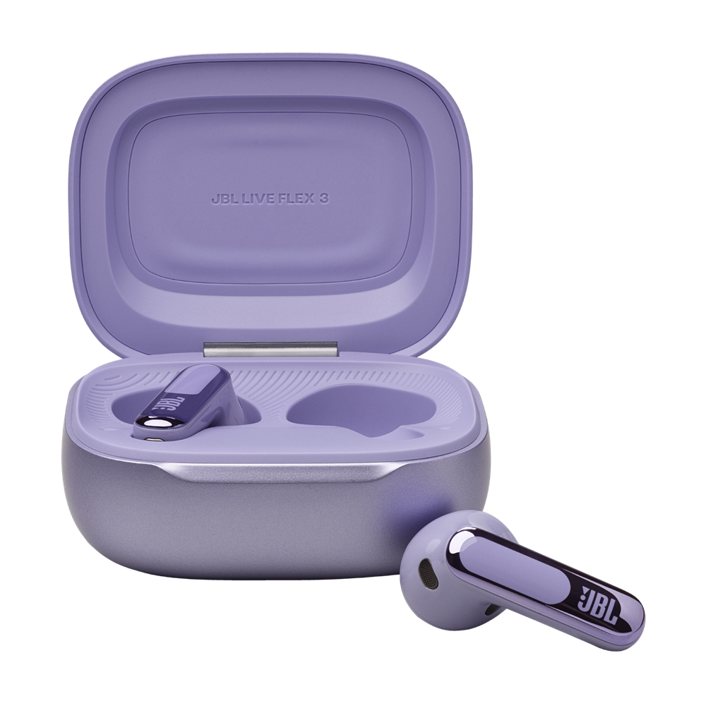 JBL Live Flex 3 True Wireless Bluetooth zajszűrős lila fülhallgató
