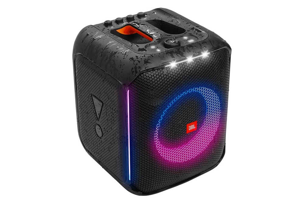 JBL Partybox Encore fekete Bluetooth hangszóró vezeték nélküli mikrofonnal