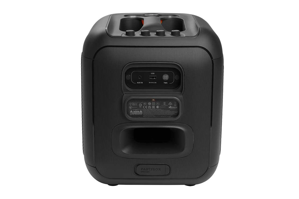 JBL Partybox Encore fekete Bluetooth hangszóró vezeték nélküli mikrofonnal