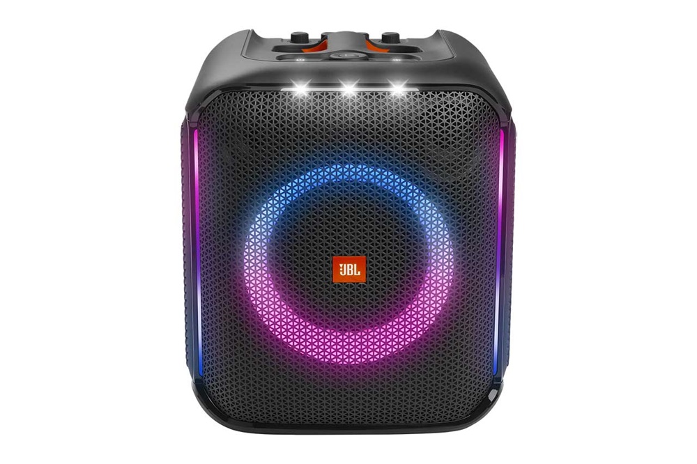 JBL Partybox Encore fekete Bluetooth hangszóró vezeték nélküli mikrofonnal