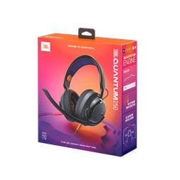 JBL Quantum 250 vezetékes fekete gamer headset