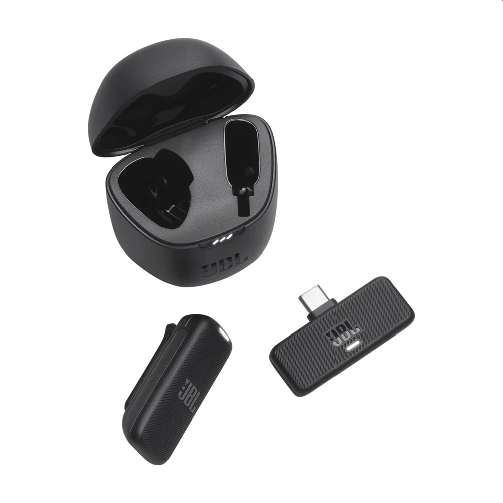 JBL Quantum Stream USB-C vezeték nélküli fekete streaming mikrofon